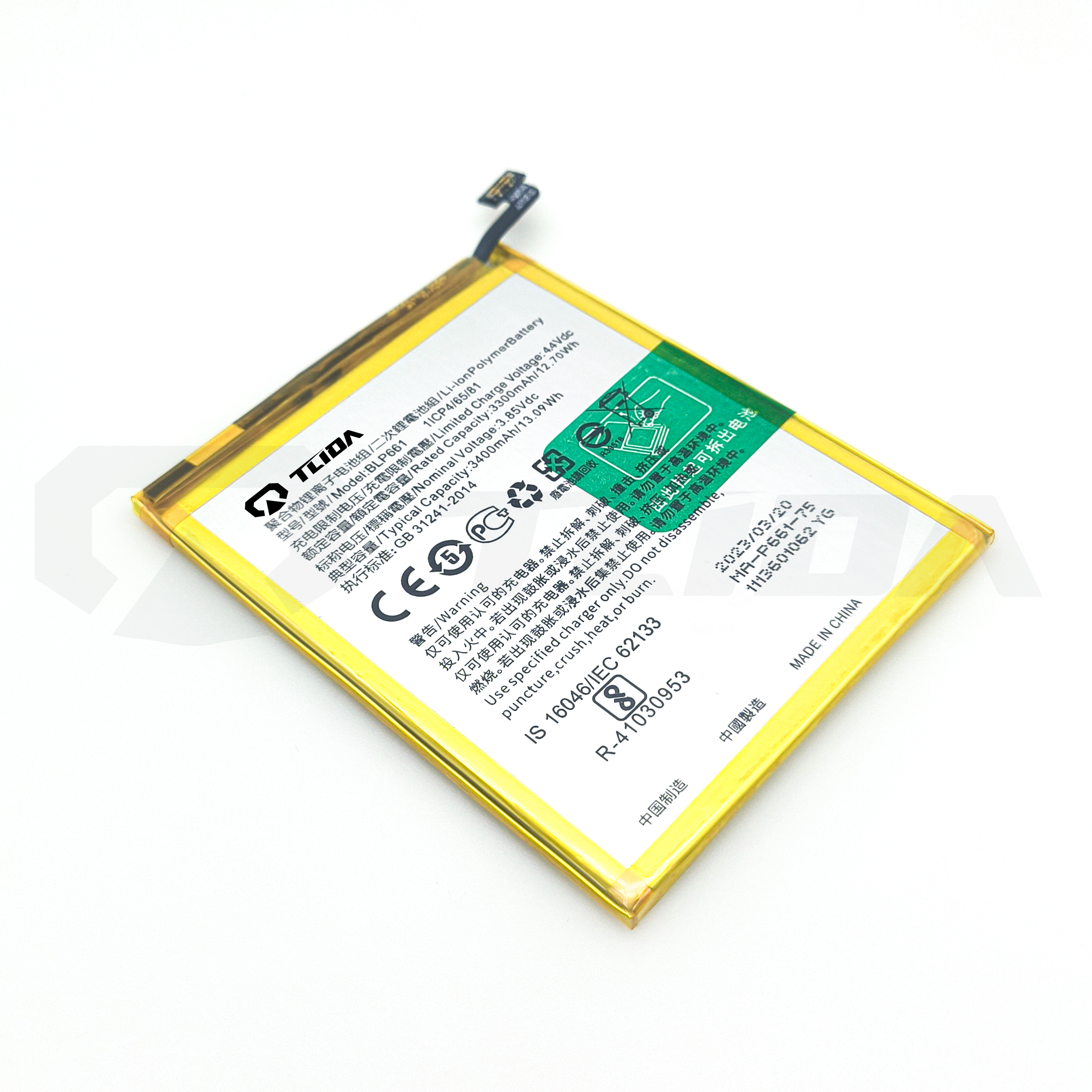 High Quality Cell Phone Battery For OPPO BLP661 3300 MAH Mobile Phone Rechargeable Batteries