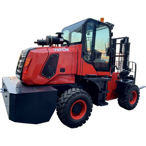 2.5t 3t 3.5t 4t 5t 6t 7 Ton  4X4 4WD Forklift Lifting 3m 4m 5m for Sale All Rough Terrain Forklift  Truck