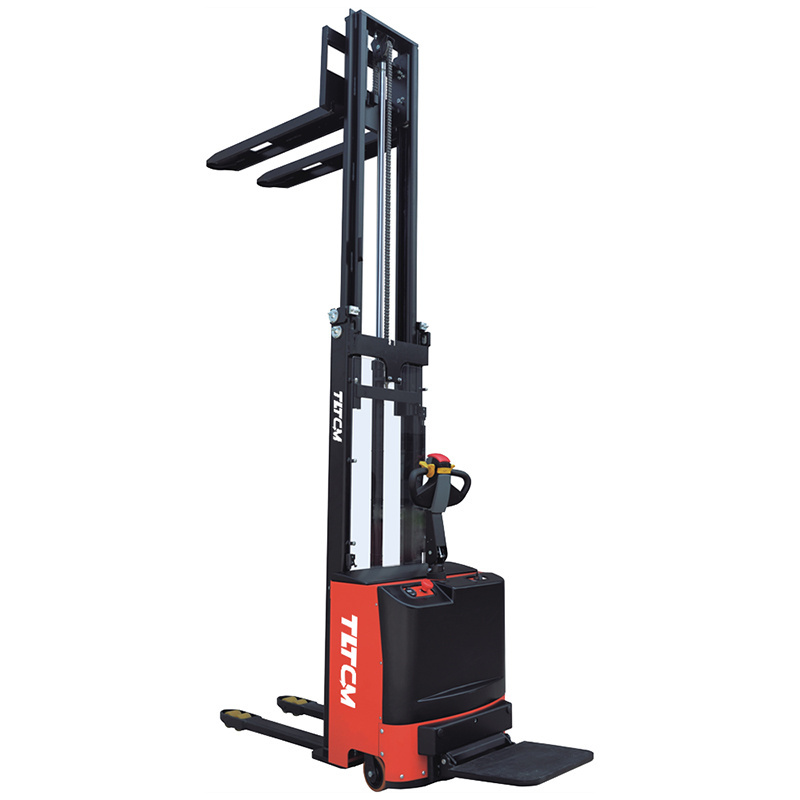 TLTCM warehouse 2ton automatic electric stacker Standing walkie electric stacker with pallet stacker electric 3.6m