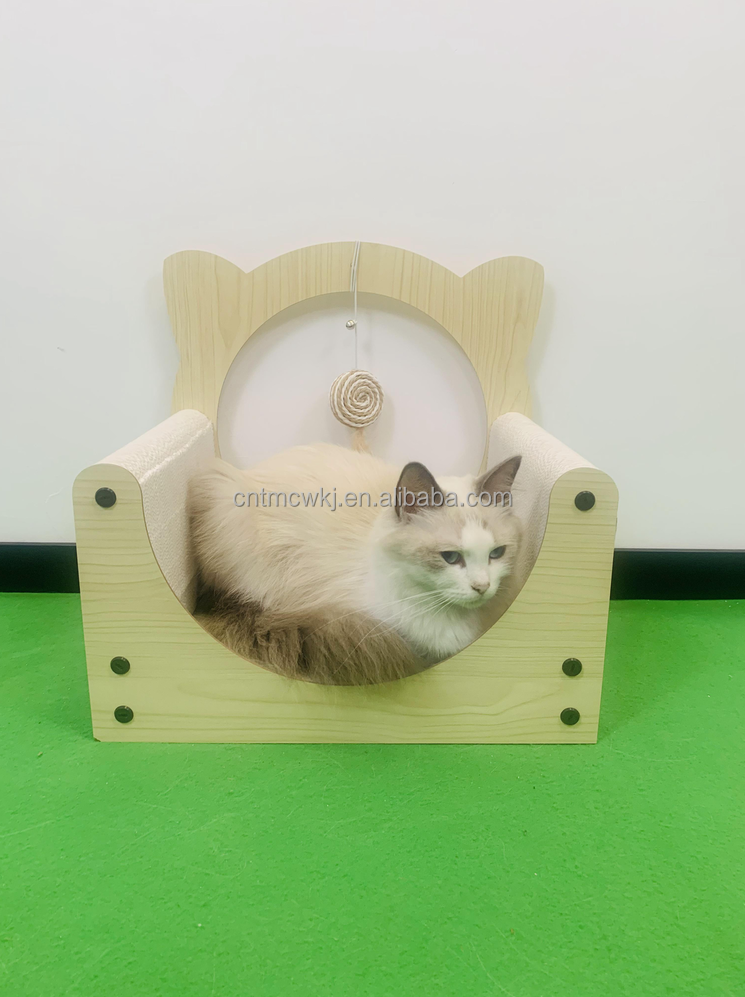 white scratcher pet scratcher bed cat toy scratching board hammock