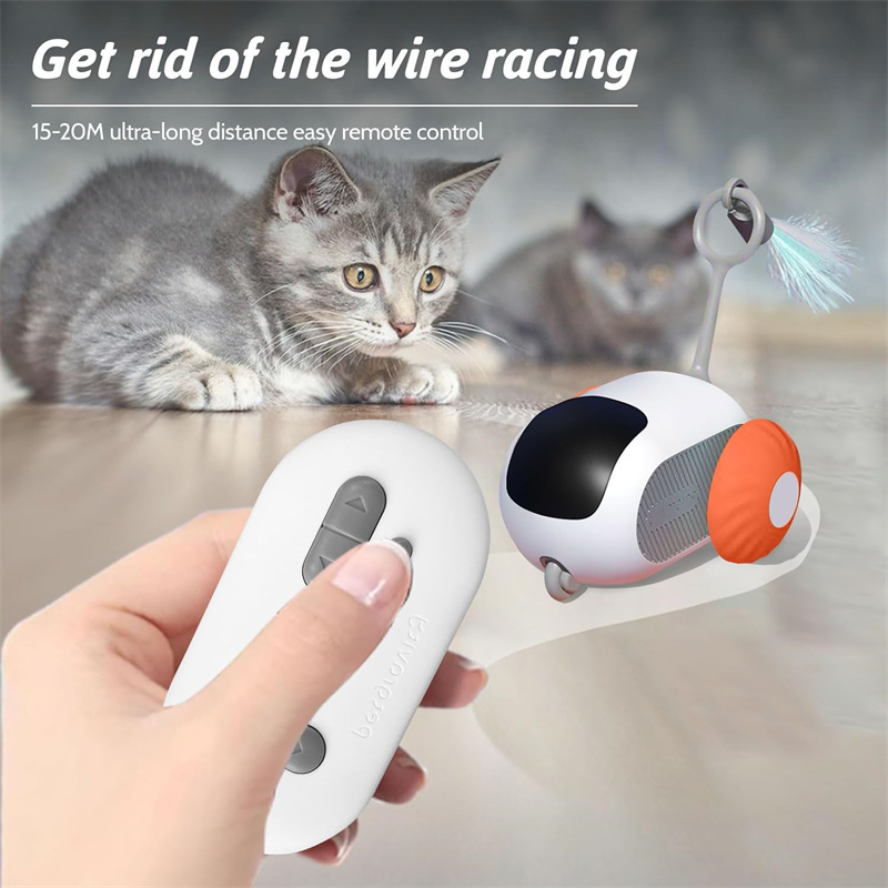 Smart Electric Remote Control Cat Toy Car Interactive Pet Car Toys Wholesale Customized Pet Products