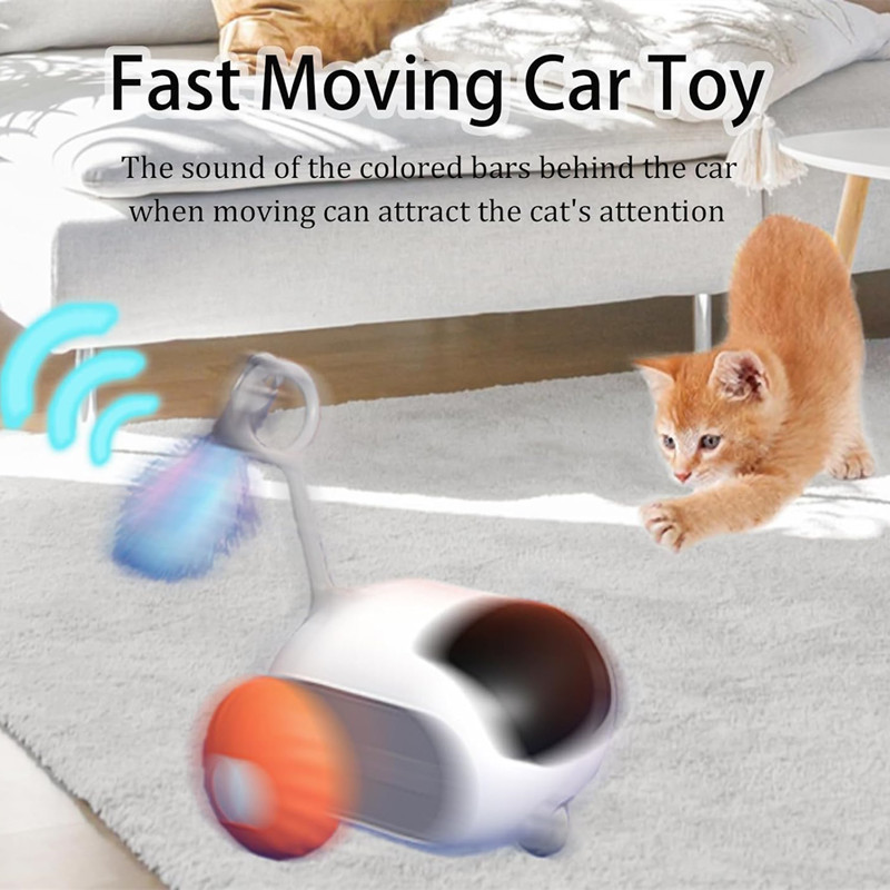 Smart Electric Remote Control Cat Toy Car Interactive Pet Car Toys Wholesale Customized Pet Products