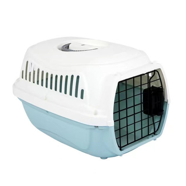 Factory Custom Pet Transport Cages Plastic Puppy Dog Carrier Box Airline Approved Pet Travel Crates Cat Aviation Box