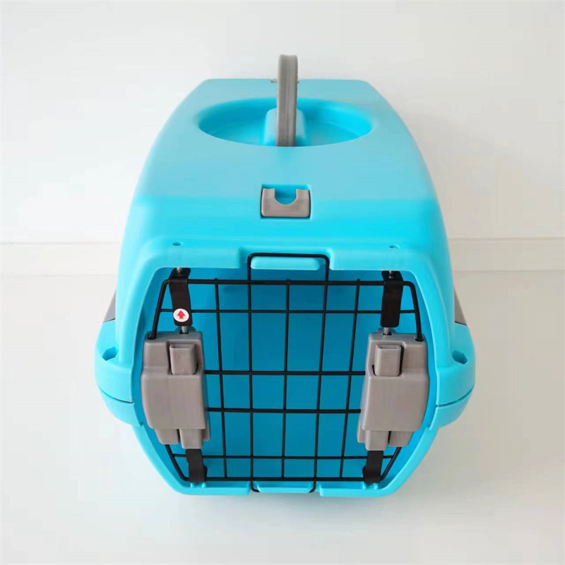 Airline Shipping Approved Pet Transport Cages Cat Travel Box Dog Airway Box Plastic Crates Kennel Durable Carrier Case