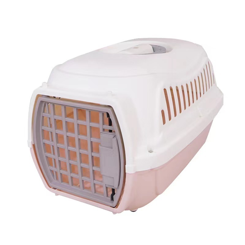 Portable Pet Flight Case Cat Airway Boxes Dog Transport Crates Travel Supplies Pet Carrier Cages Plastic Aviation Box