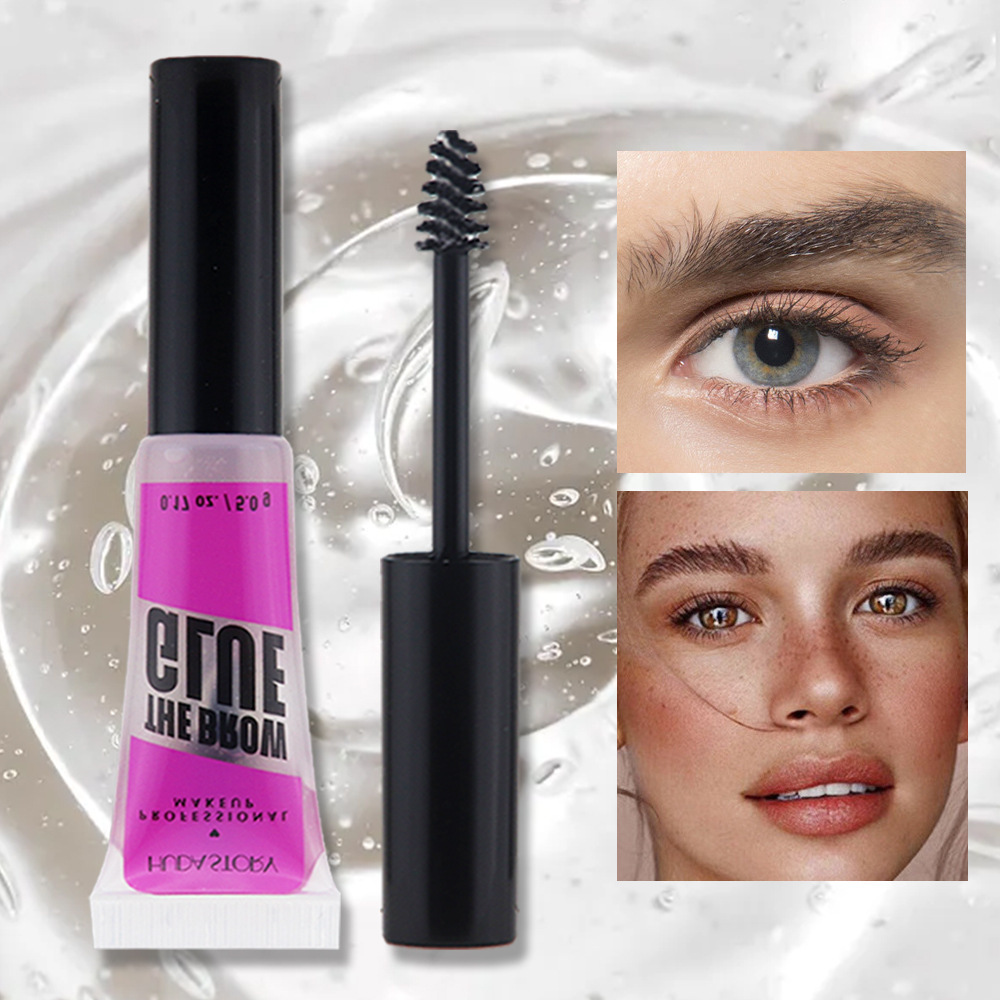 huda story Shaping eyebrow glue transparent waterproof eyebrow plastic glue lasting three-dimensional eyebrow gel