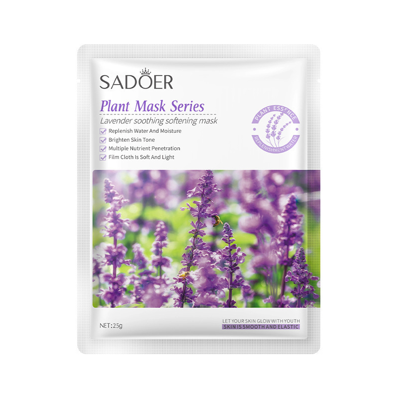 SADOER Plant Fruit Mask Moisturizing Moisturizing Mask Patch Improves Dark Spots and Brightens Skin