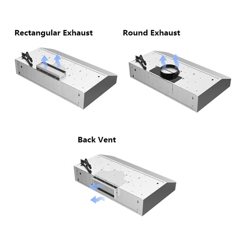 Under Cabinet Vented or Ductless Smart Range Hoods with Logo Custom