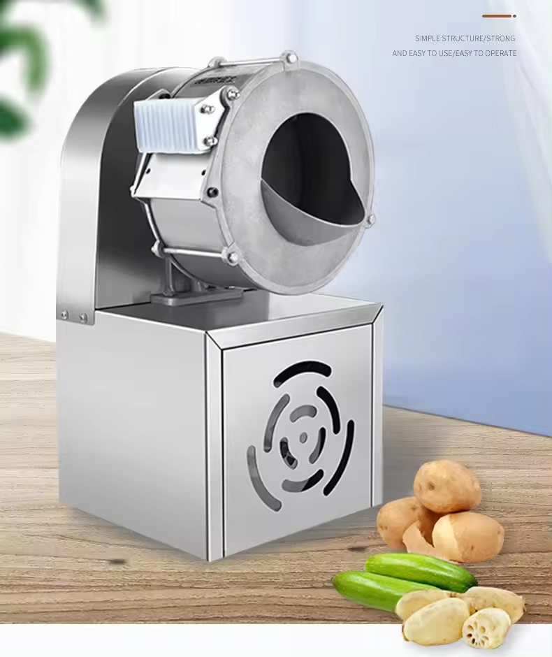 Stainless Steel Electric Slicing Shredding Potato Chip Carrot Onion Vegetable Potato Slicer Machine