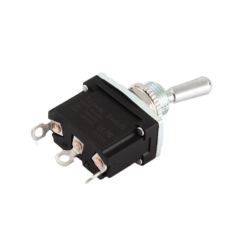 Toowei  wireless (ON)-OFF-ON 3 pin 3 ways black spdt 250v toggle switches on-off light for aircraft