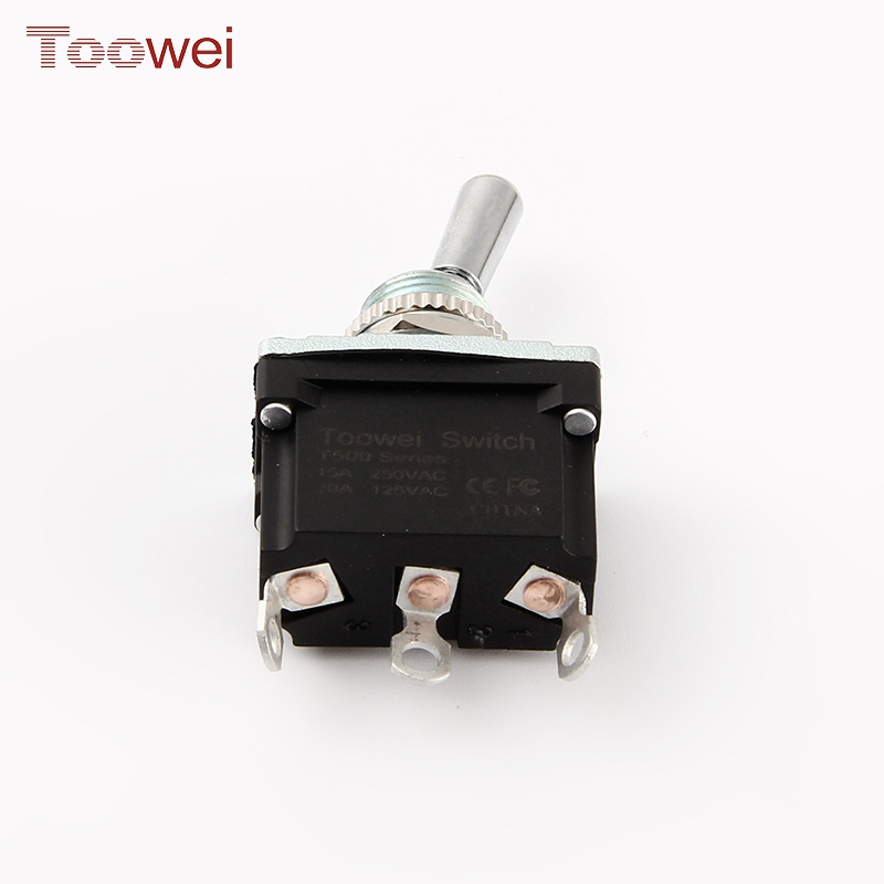 Toowei  wireless (ON)-OFF-ON 3 pin 3 ways black spdt 250v toggle switches on-off light for aircraft