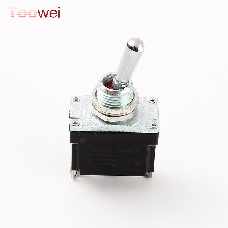 Toowei  wireless (ON)-OFF-ON 3 pin 3 ways black spdt 250v toggle switches on-off light for aircraft