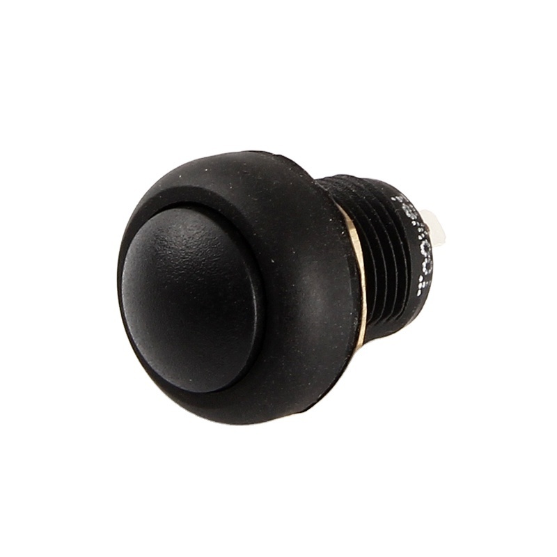 Toowei CE RoHS colored push button switch 12mm 250v 3a ip67 water-proof black plastic welding for car