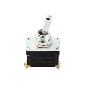 Toowei ip 67 waterproof 2 way brass 15a 250v 2 pin pneumatic toggle switch