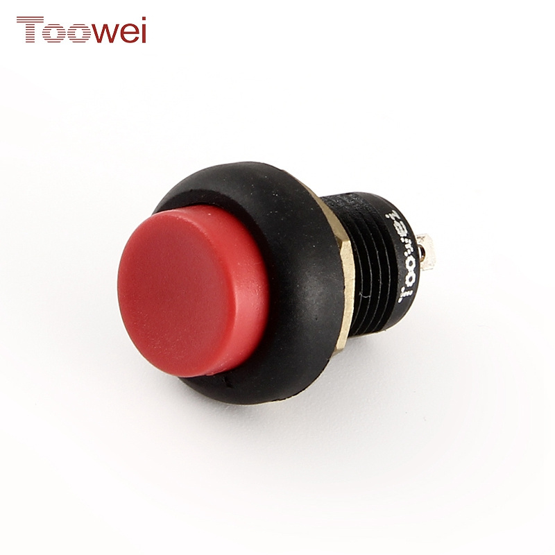 momentary electrical foot spdt push button momentary switch 12mm waterproof