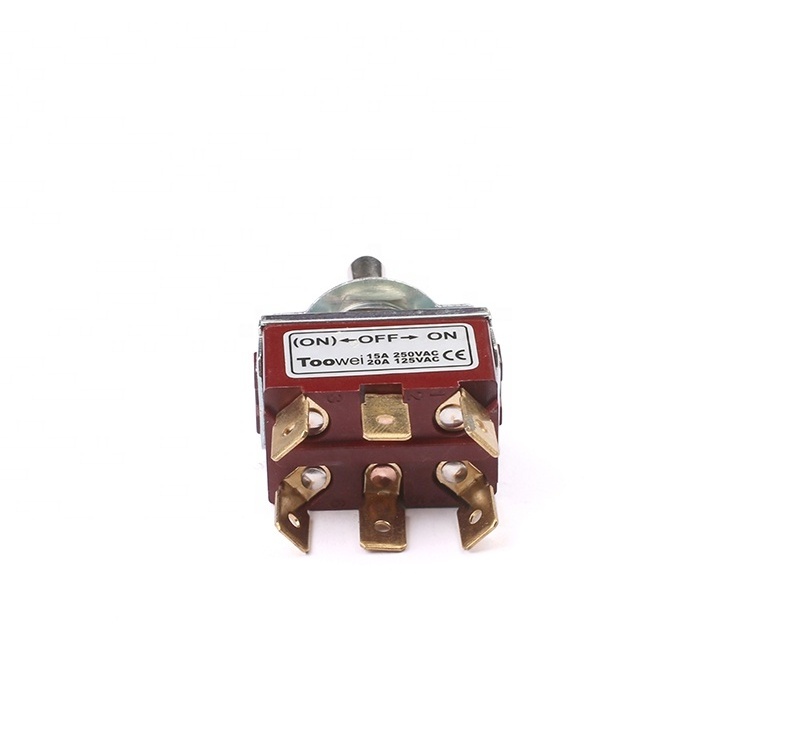 mechanism electrical rocker marine mini brass 12mm toggle custom switch 6 position