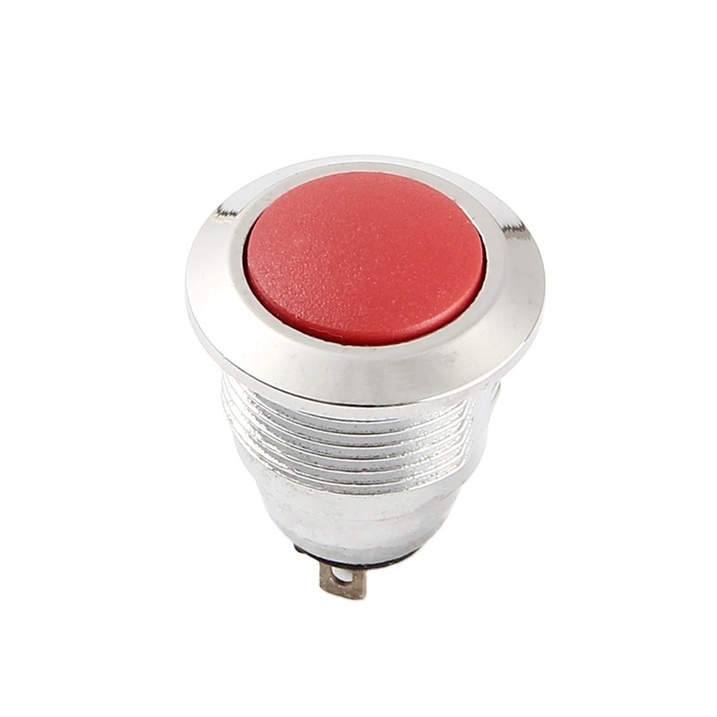 Push Button Switch SPST Panel Mount Round Metal Waterproof Ip67 Latching Momentary Push Button Switch