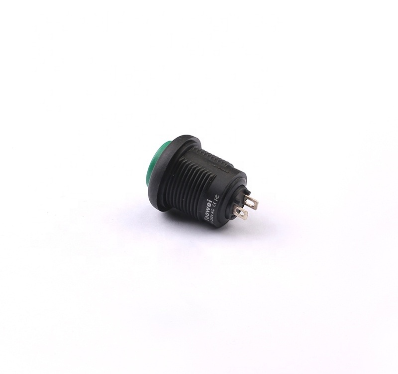 short ip67 momentary switch push button car horn rgb customizable push button 12v switch