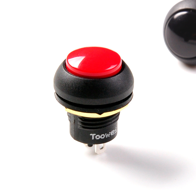 IP67 12mm big Arcade Game LED machine push button switch 2pins