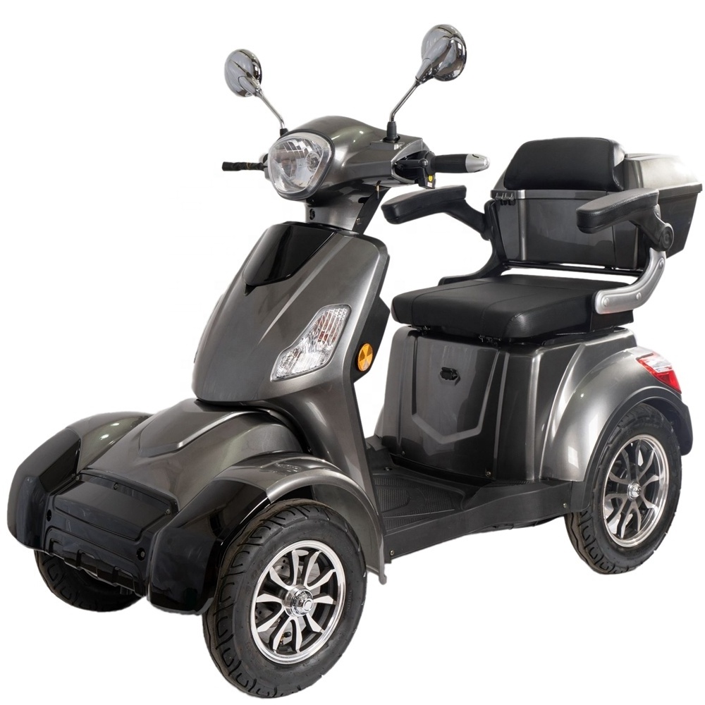 New arrival cheap adult 48V 60V 500w 650w 800w electric 4 wheel motorbike with optional roof