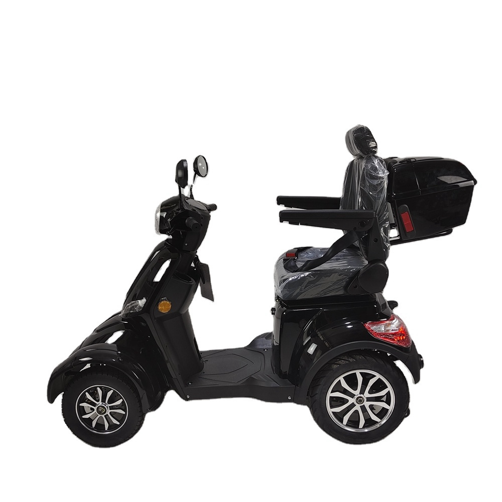 DINGYITOP brand DY4 model EEC COC Holland Warehouse street legal free storage box 4 wheel electric mobility scooter for elder