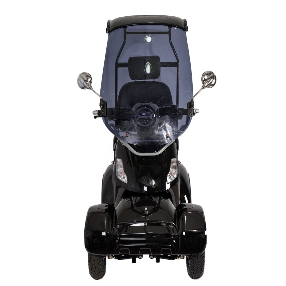 New arrival cheap adult 48V 60V 500w 650w 800w electric 4 wheel motorbike with optional roof