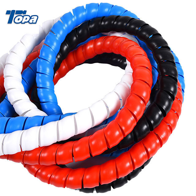 Tube spiral wrap  cable  hose protection band spiral wrap sleeves for hydraulic hose