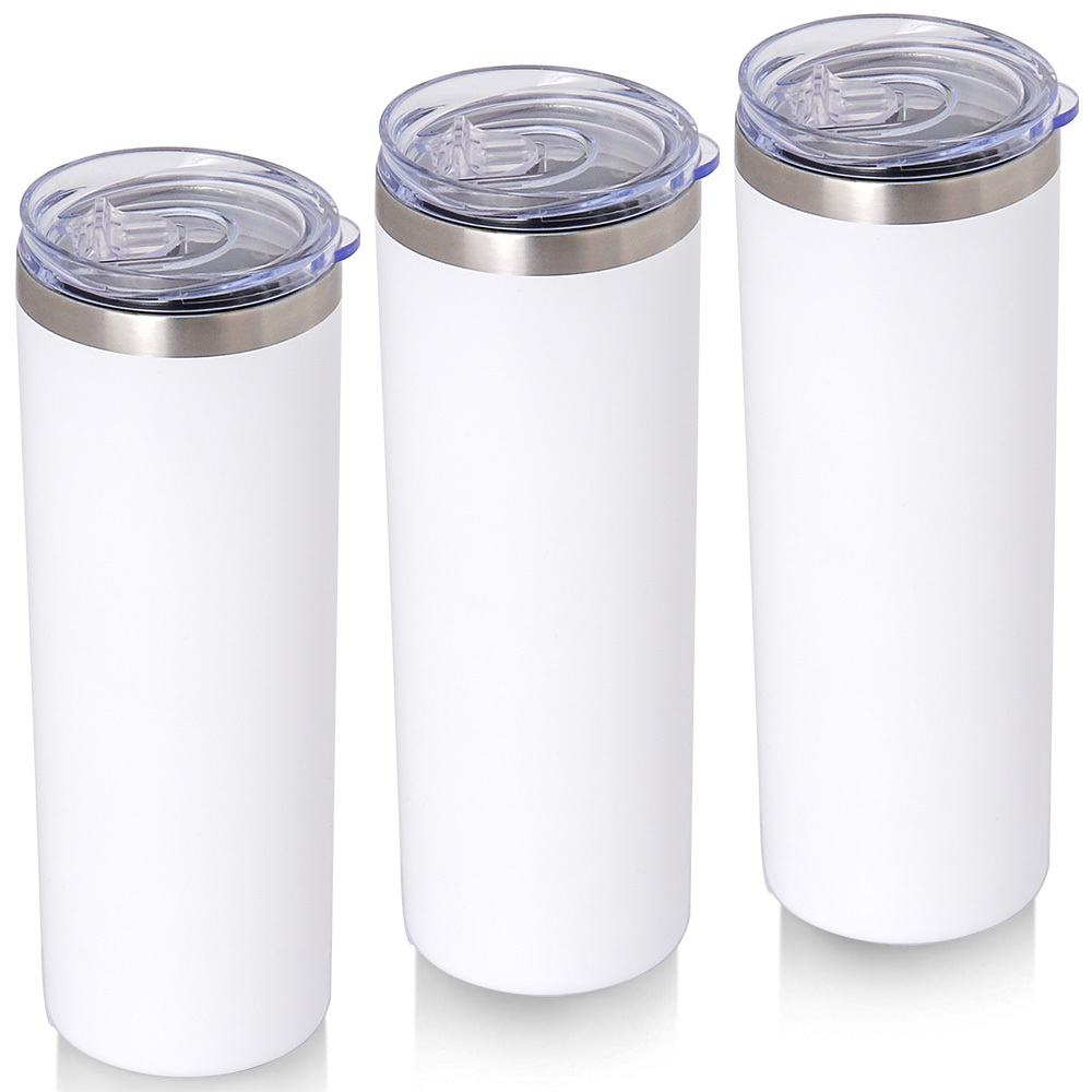 Wholesale 20oz  Sublimation Blanks Straight Tumbler Double Wall Stainless Steel Tumbler Cups In Bulk