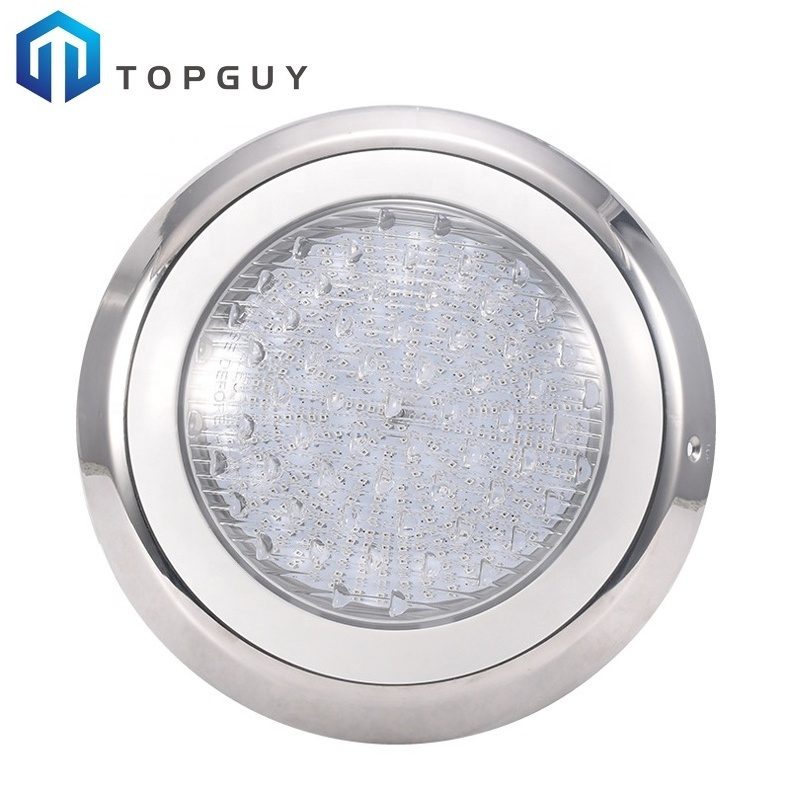 Underwater 12W LED Pool Lights Under Water Swimming Resin Stainless Steel/High Power Surface Mounted Light for Swimming Pool