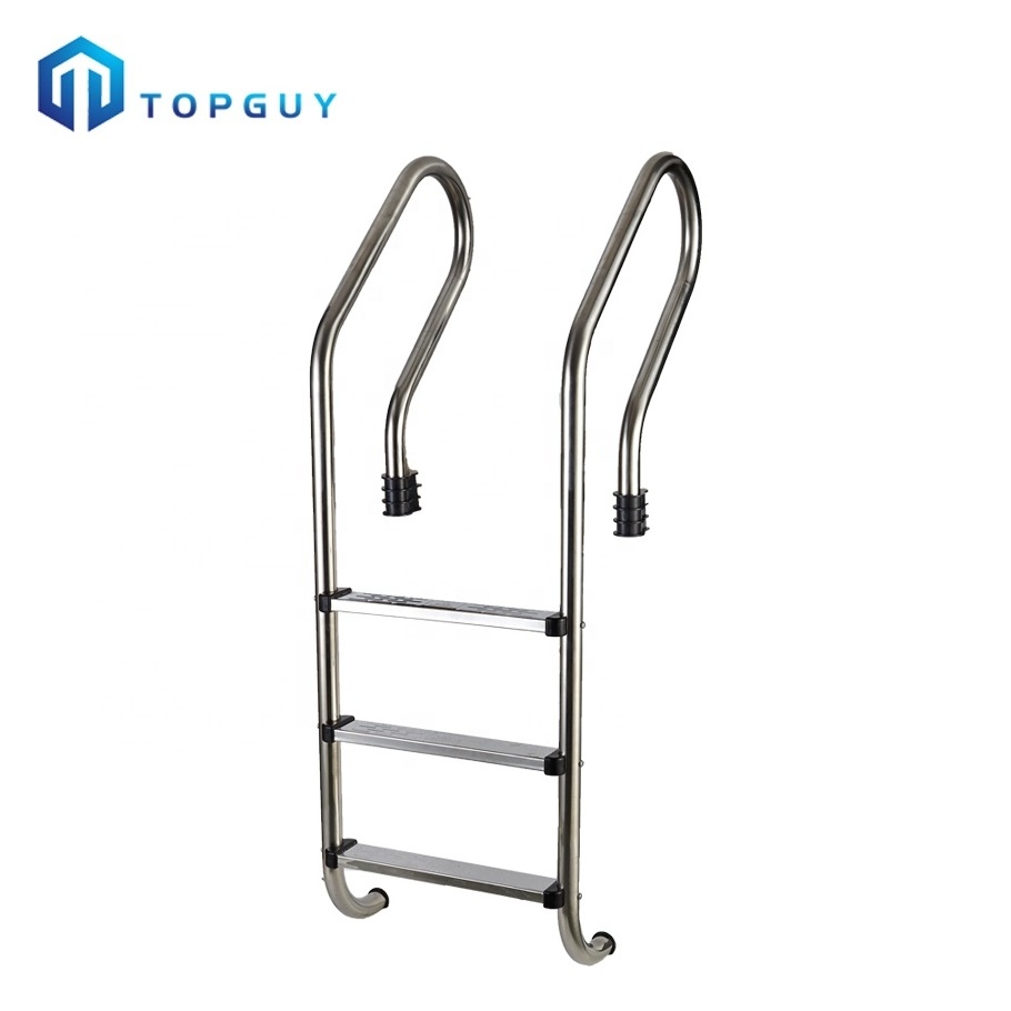 SF Swimming Pool 304 Stainless Steel 3 Step Ladder With Handle