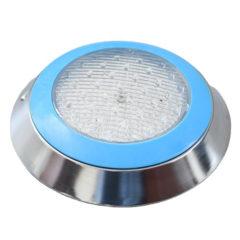 Underwater 12W LED Pool Lights Under Water Swimming Resin Stainless Steel/High Power Surface Mounted Light for Swimming Pool