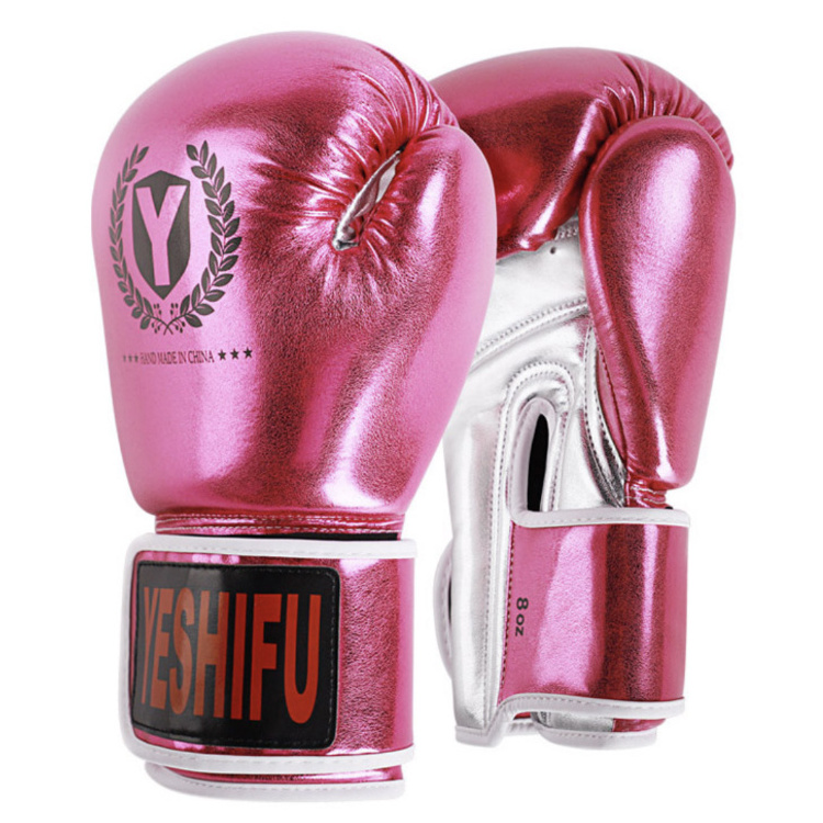 Custom Logo Ladies Professional Training Leather Boxing Gloves