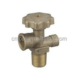 Copper Safety Gas Cylinder American Valve