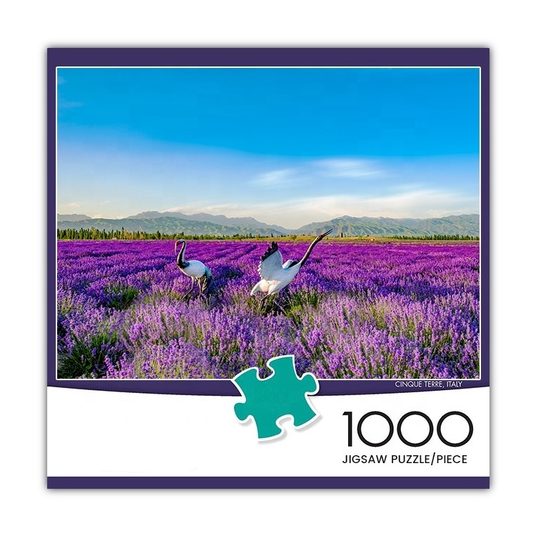 1000 Piece Cardboard Sublimation Blank Printable Jigsaw Puzzle