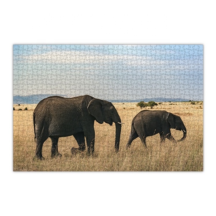 1000 Piece Cardboard Sublimation Blank Printable Jigsaw Puzzle