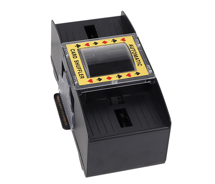 Factory direct selling automatic playing card shuffler machine game card  shuffling machine on batteries