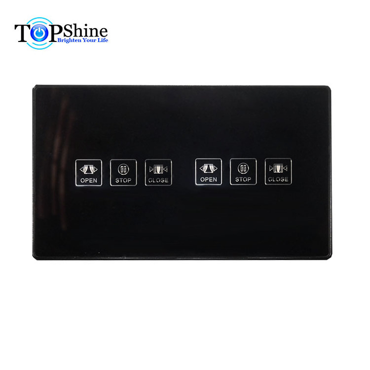 Hot sale Topshine WiFi APP control double dimmer / fan / curtain / garage door switch works with alex and google home