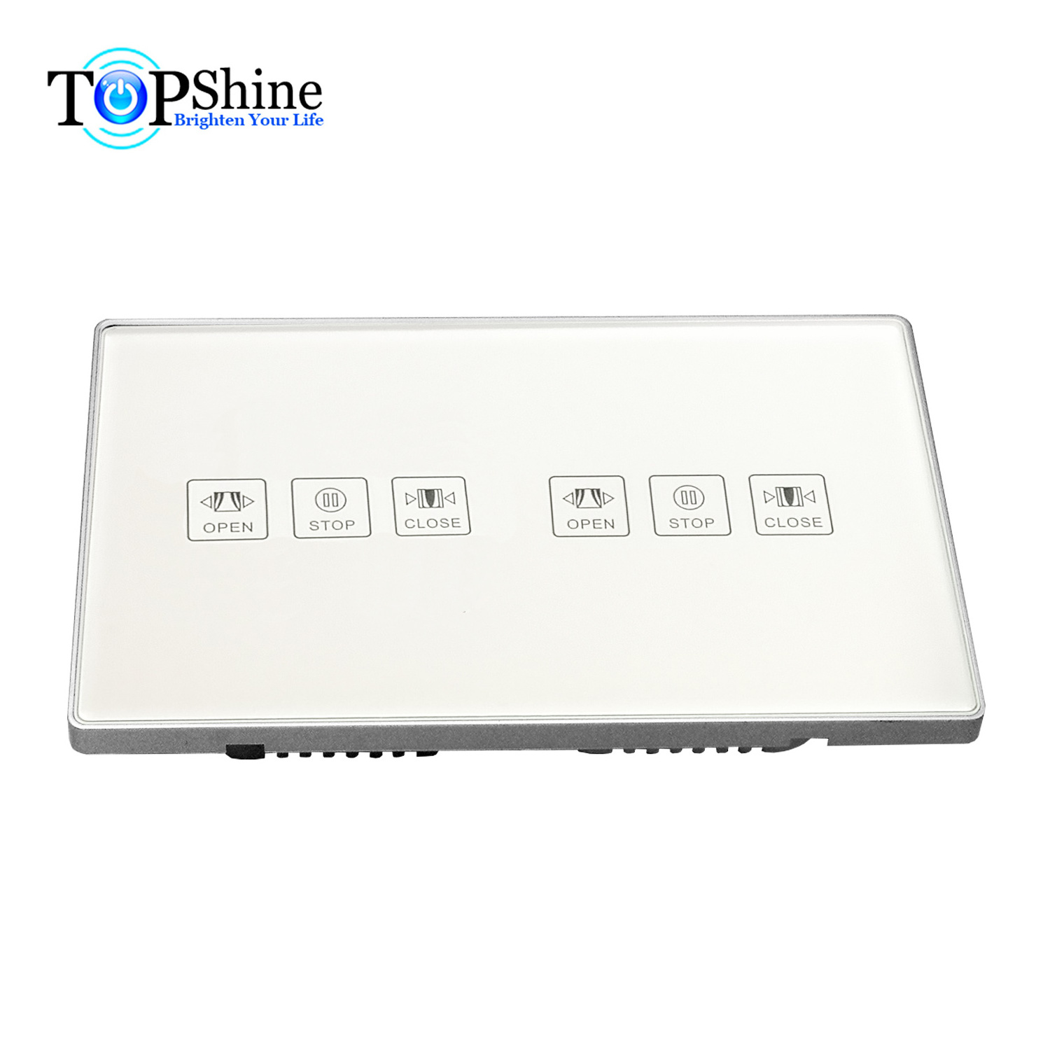 Topshine Tuya Zigbee Double Fan/Dimmer/Curtain Touch Switch Works With Alexa and Google Home