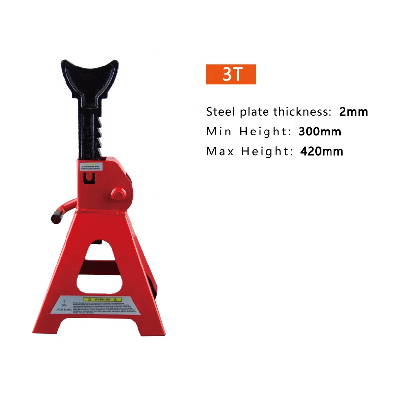 Vehicle Tools 3 Ton Jack Stands Adjustable Height Durable Frame Hydraulic Bottle Car Jack Stand Kit