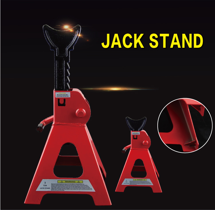 Vehicle Tools 3 Ton Jack Stands Adjustable Height Durable Frame Hydraulic Bottle Car Jack Stand Kit