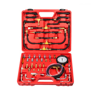 TU-443 Deluxe Manometer Fuel Injection Oil Combustion Pressure Meter Tester Gauge Engine Testing Kit Full system 0-140 psi