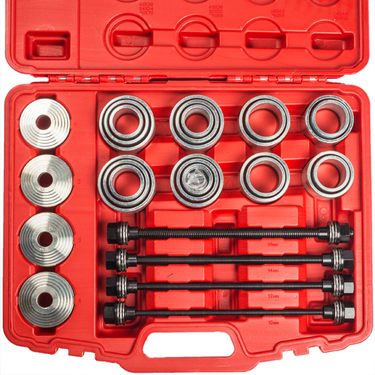 Universal Press and Pull Sleeve Kit Press and Pull Sleeve Remove Install Bushes Bearings Seals Tool Profssiona Bearing Tools