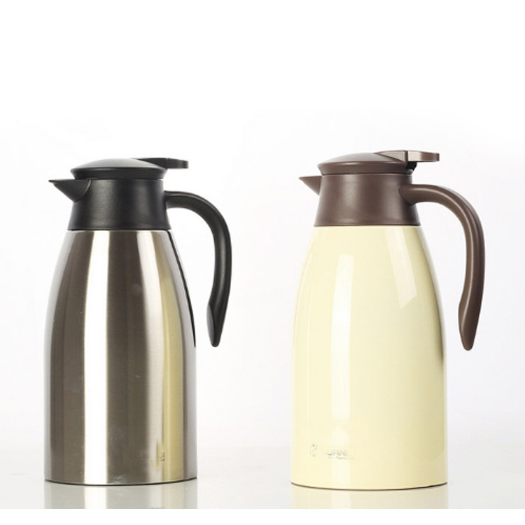 Double Walled Vacuum Thermos 68 Oz Stainless Steel Thermal Coffee Carafe