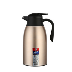 Double Walled Vacuum Thermos 68 Oz Stainless Steel Thermal Coffee Carafe