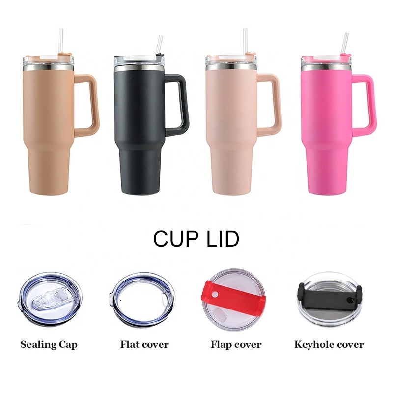 Big Discount Stainless Steel Tumbler With Straw Wholesale 40oz Tumbler With Handle