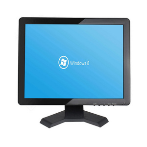 Plastic Case wall mount and desktop 15 inch BNC CCTV Monitor Display Test Security LCD Monitor