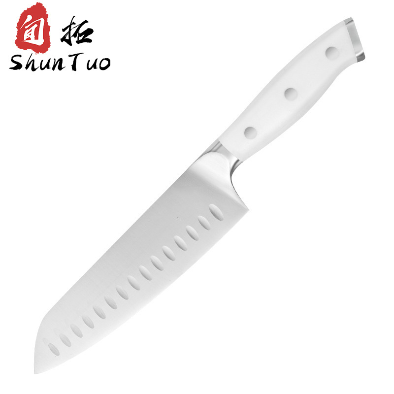 kitchen utensil and japanische chef schafscher messer chicken chopping bone santoku knife set with cover