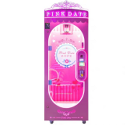 Coin Operated Game Arcade Claw Crane Machine Pink Date Gift Game Cut Prize Machine Toy Cut Prize Machine