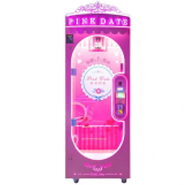 Coin Operated Game Arcade Claw Crane Machine Pink Date Gift Game Cut Prize Machine Toy Cut Prize Machine