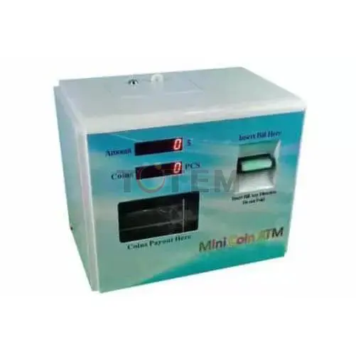 Bar Counter Small Capacity Coin Token Mini Exchange Bill Changer Coin Vending Machine For Playground